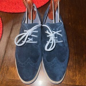 Cole Haan Blue Lunargrand Oxford Leather women 8.5 B